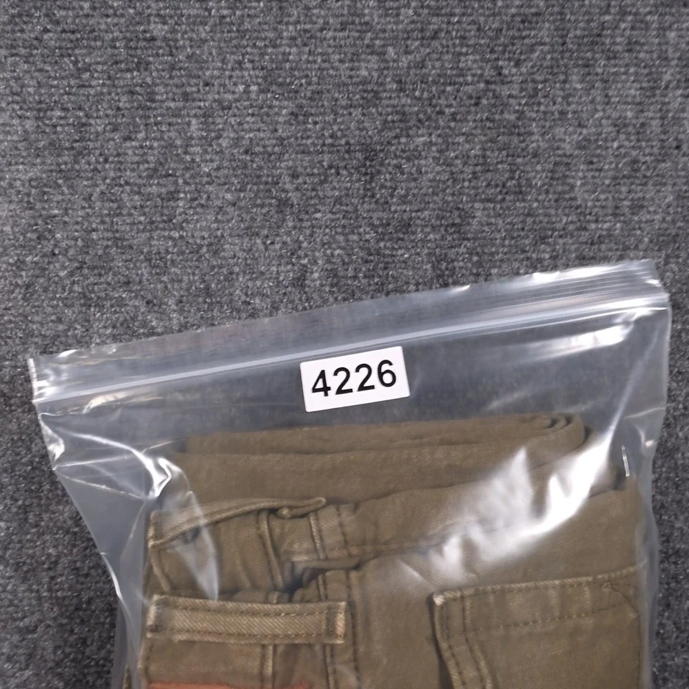 Polo Ralph Lauren Sullivan Slim Jeans Mens 34x32 Olive Green Fading Whiskered